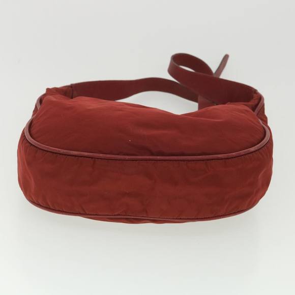 CELINE Shoulder Bag Nylon Red Auth 37765 - Picture 5 of 16